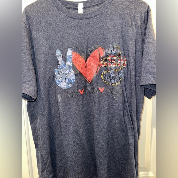 Bella Canvas Tops - US NAVY WOMENS TOP